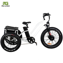 3 Wheels Fat Tire Bike Electric Tricycles/ 48V500W E Bike with Front Motor